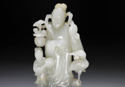 图片[2]-Jade figurine of the immortal Magu, Qing dynasty (1644-1911)-China Archive